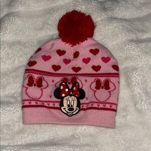 Disney Pink and Red Minnie Mouse Kids Hat